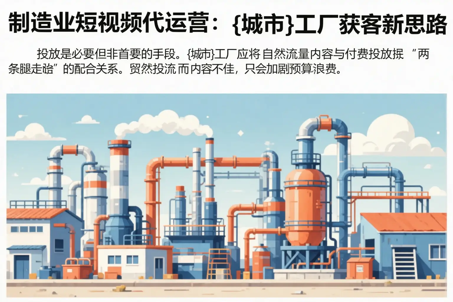 制造业短视频代运营:株洲工厂获客新思路