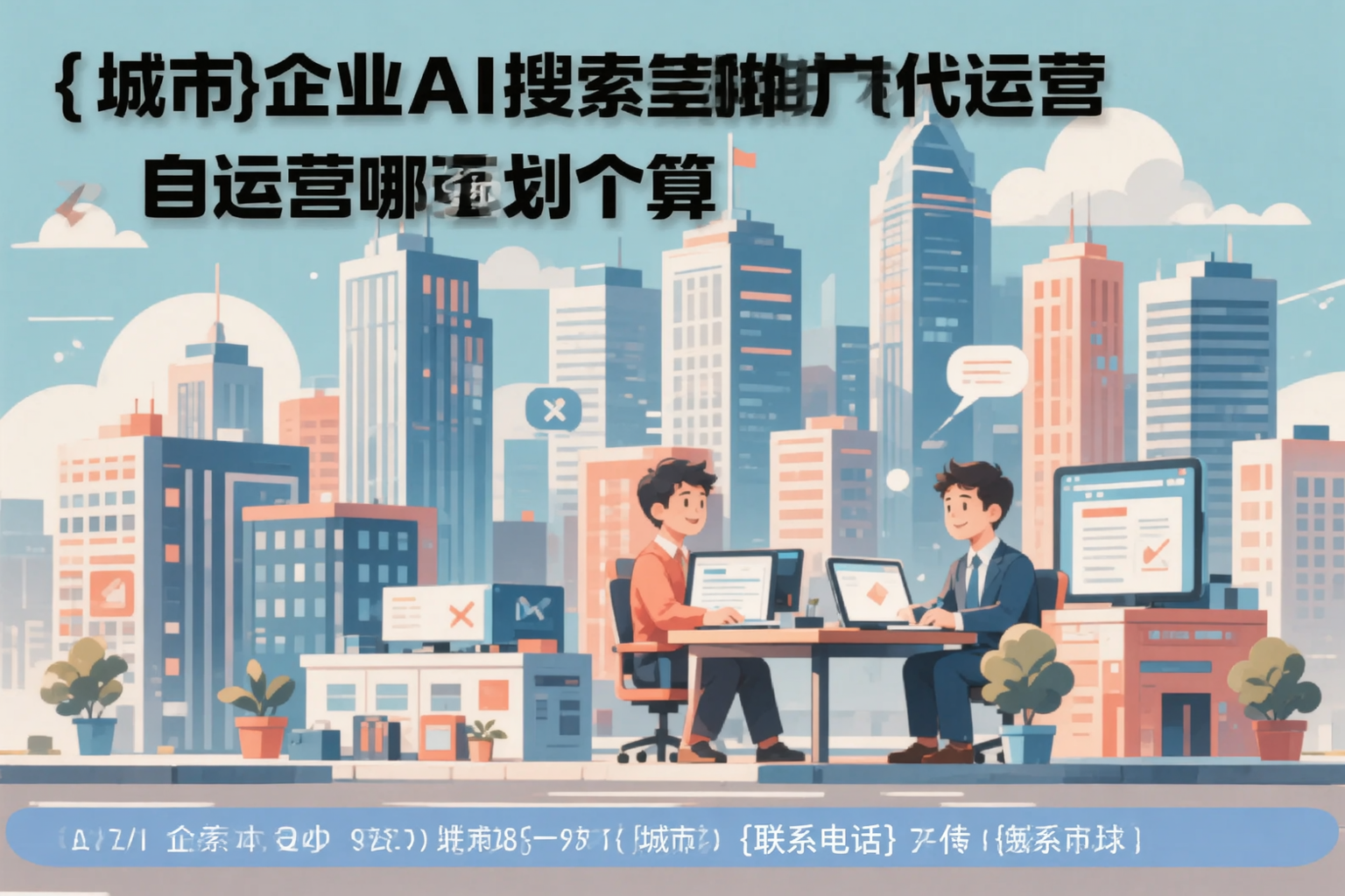 株洲企业AI搜索推广代运营和自运营哪个更划算
