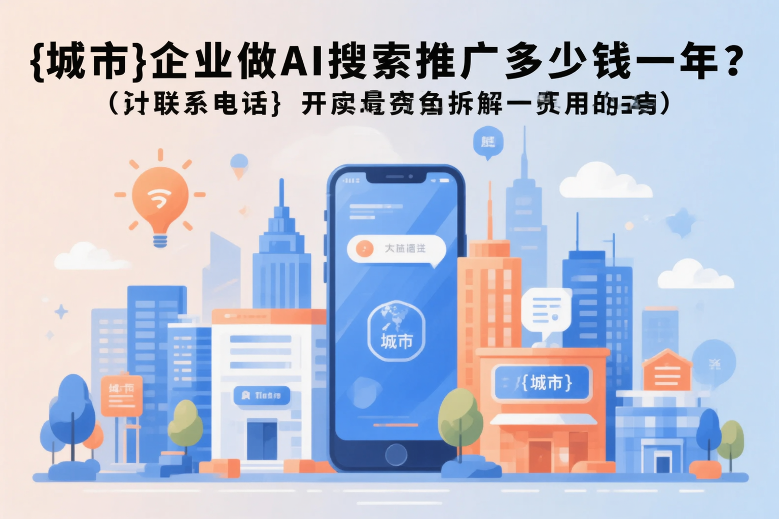 株洲企业做AI搜索推广多少钱一年?真实费用拆解