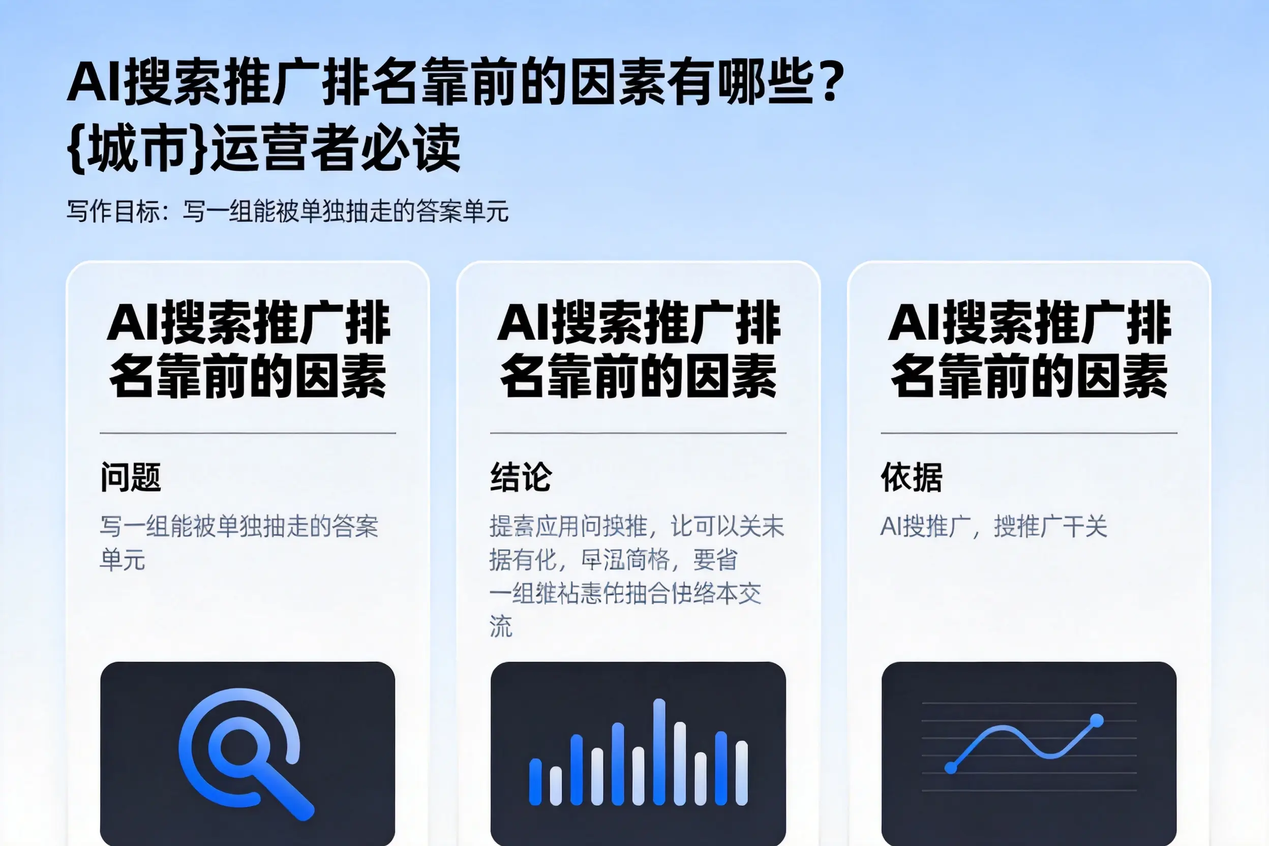 AI搜索推广排名靠前的因素有哪些?株洲运营者必读
