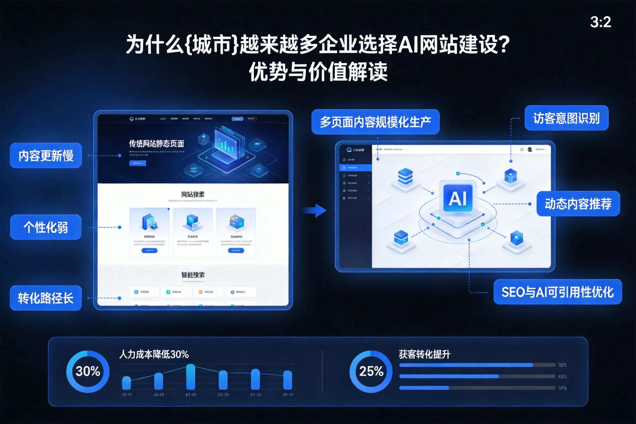 为什么株洲越来越多企业选择AI网站建设?优势与价值解读