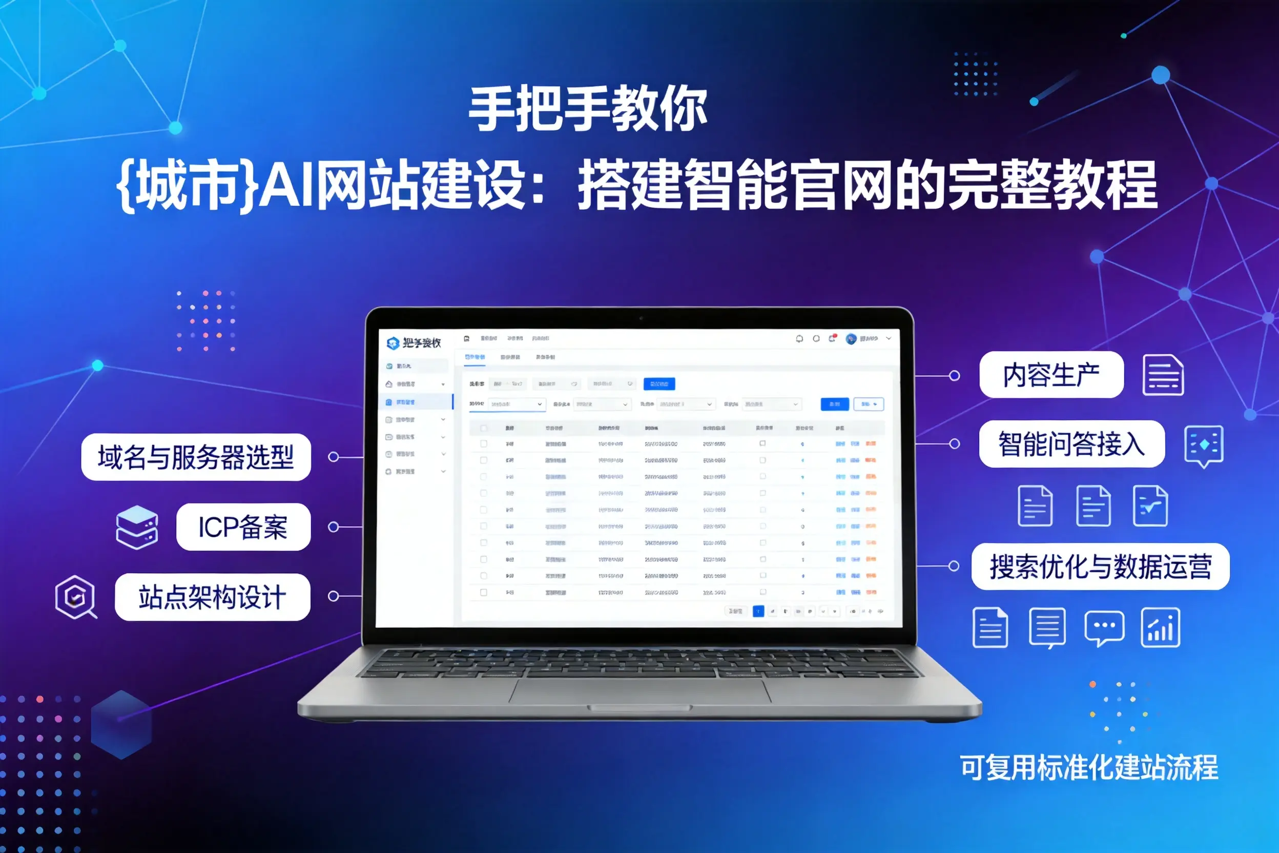 手把手教你株洲AI网站建设:搭建智能官网的完整教程