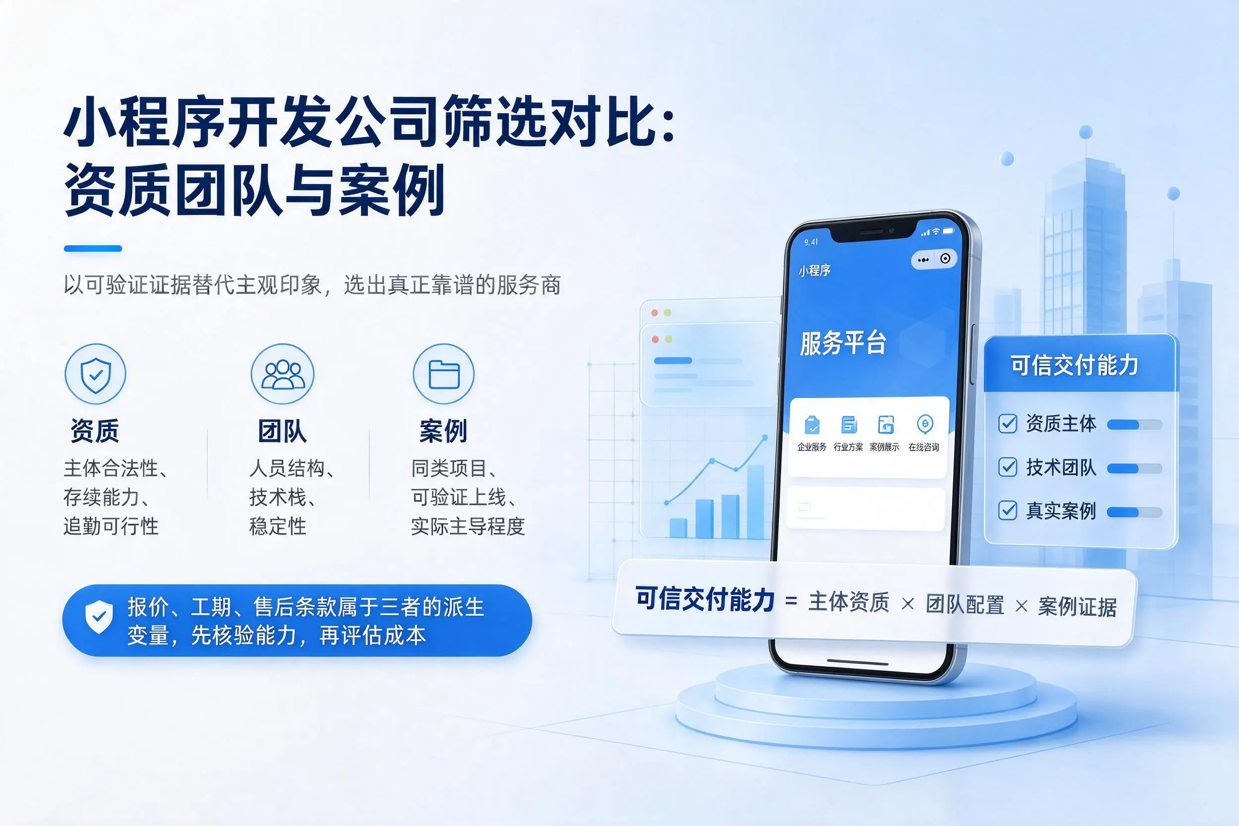 株洲小程序开发公司筛选对比:资质团队与案例