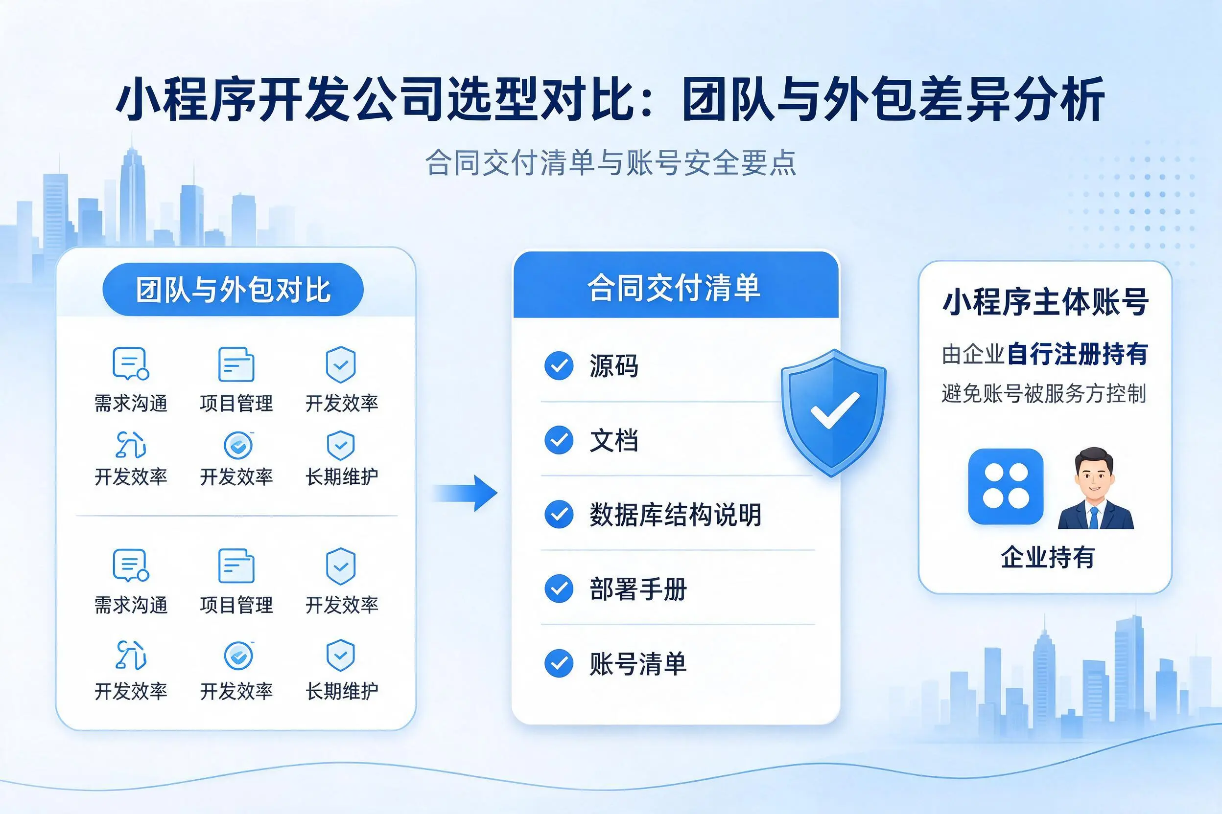 株洲小程序开发公司选型对比:团队与外包差异分析