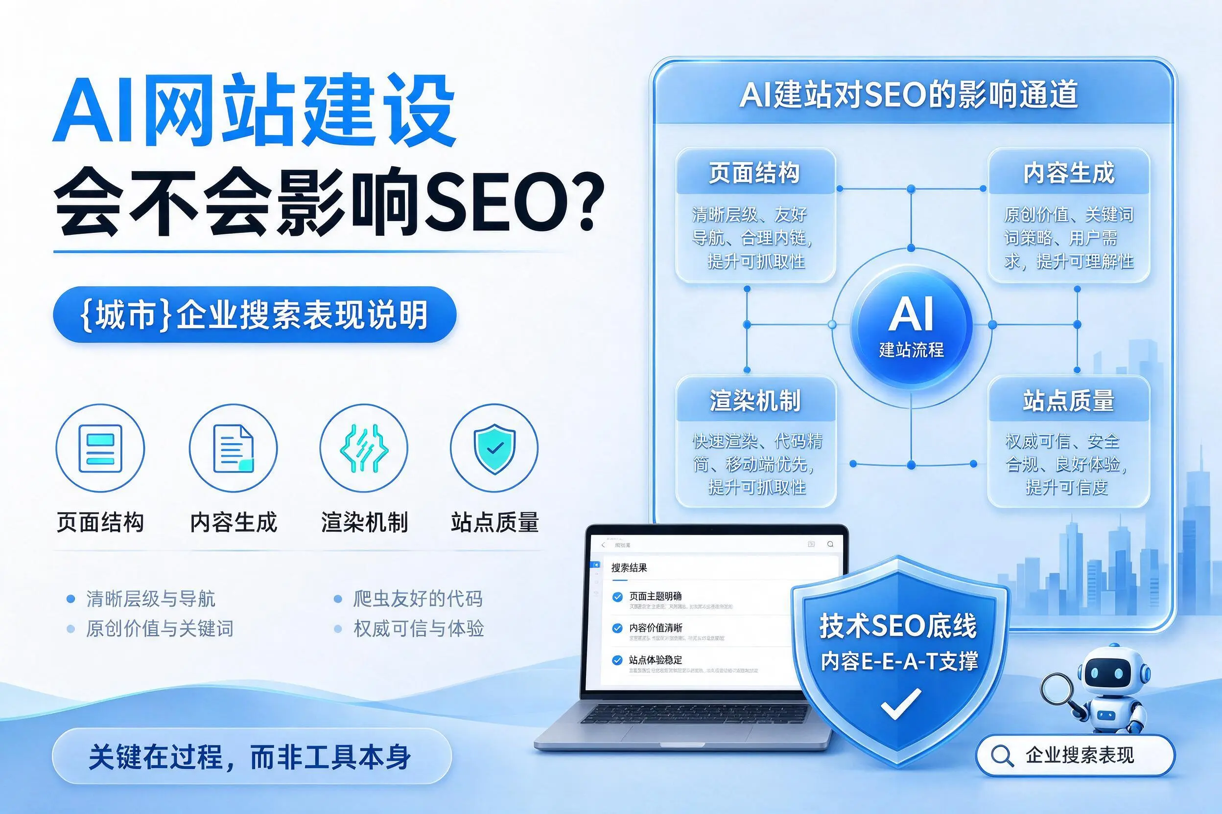 AI网站建设会不会影响SEO？株洲企业搜索表现说明