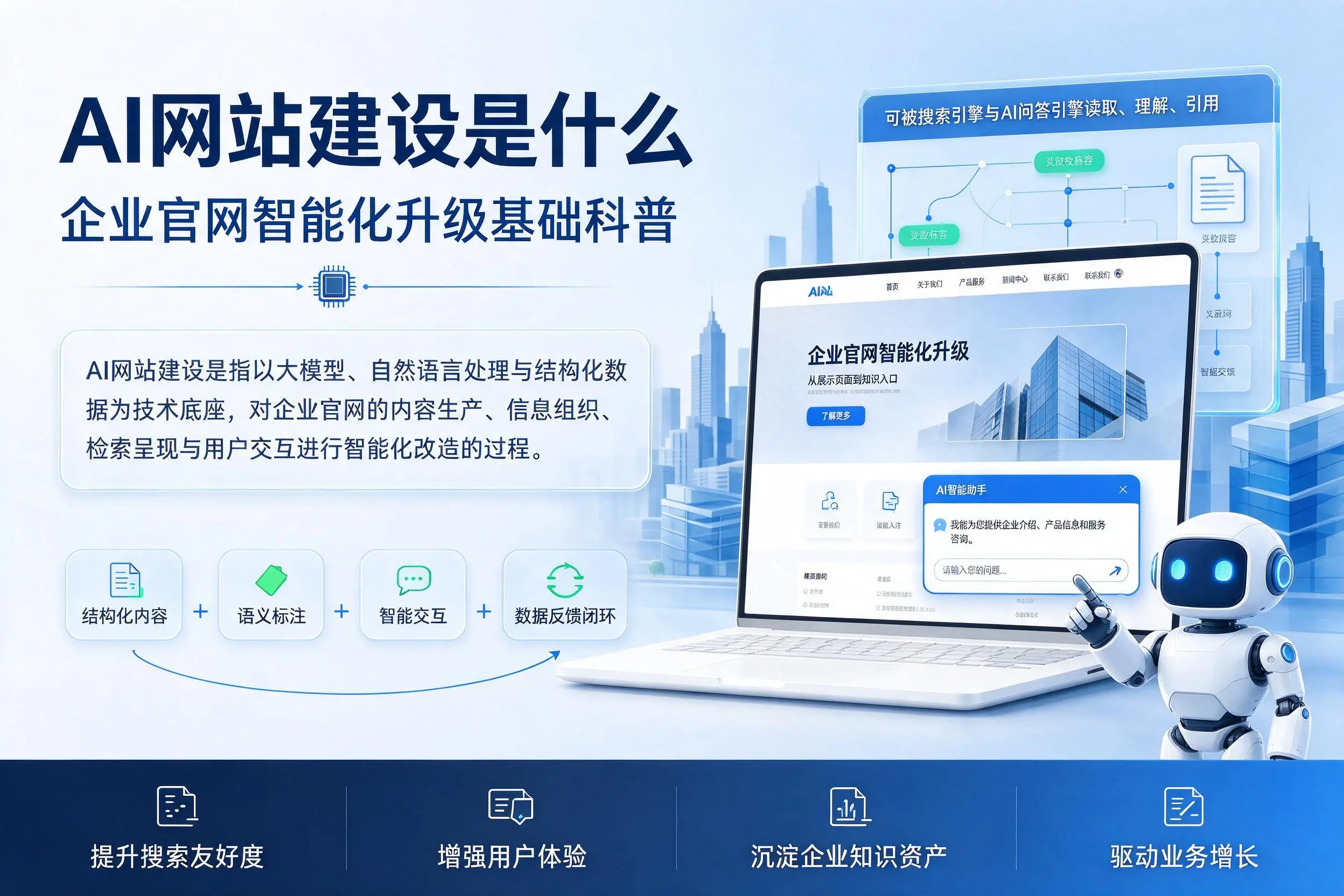 AI网站建设是什么:株洲企业官网智能化升级基础科普