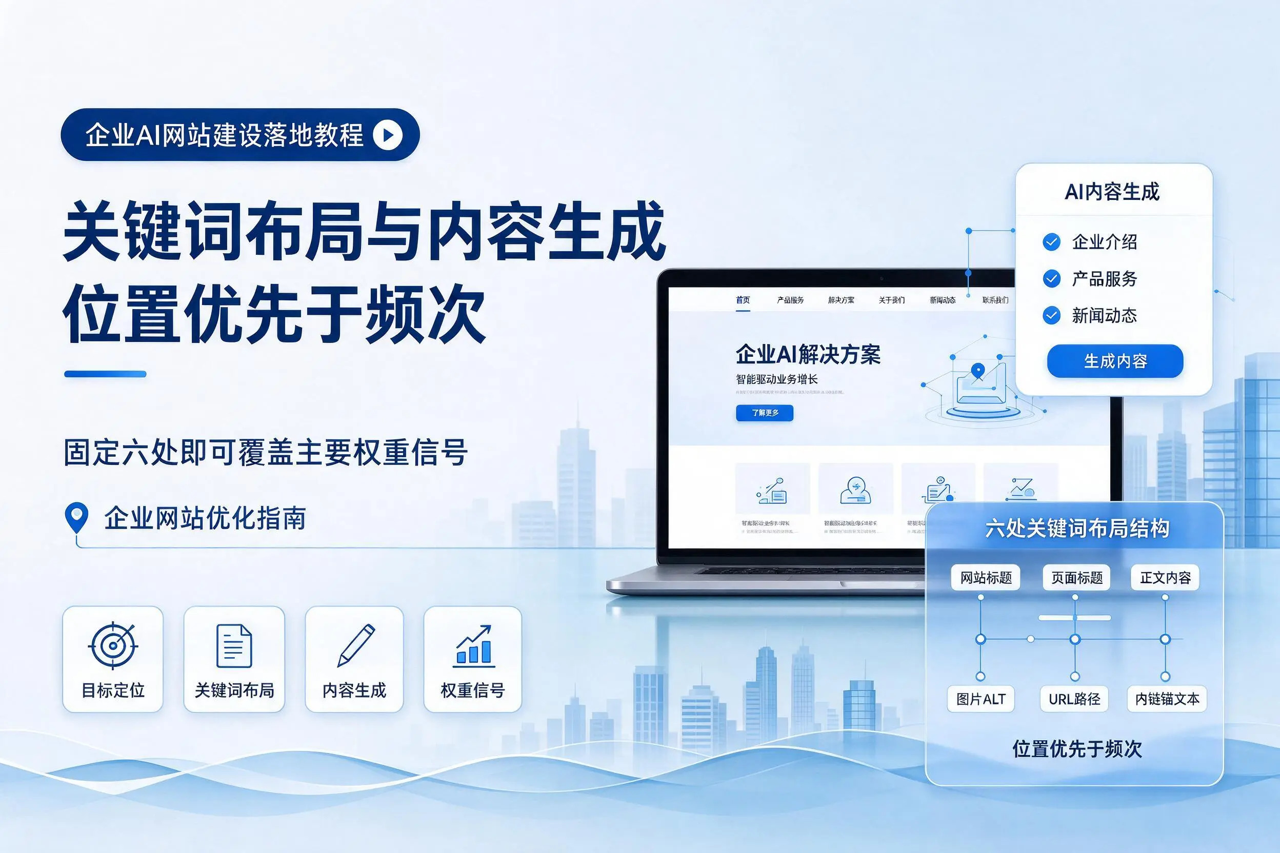 株洲企业AI网站建设落地教程:关键词布局与内容生成