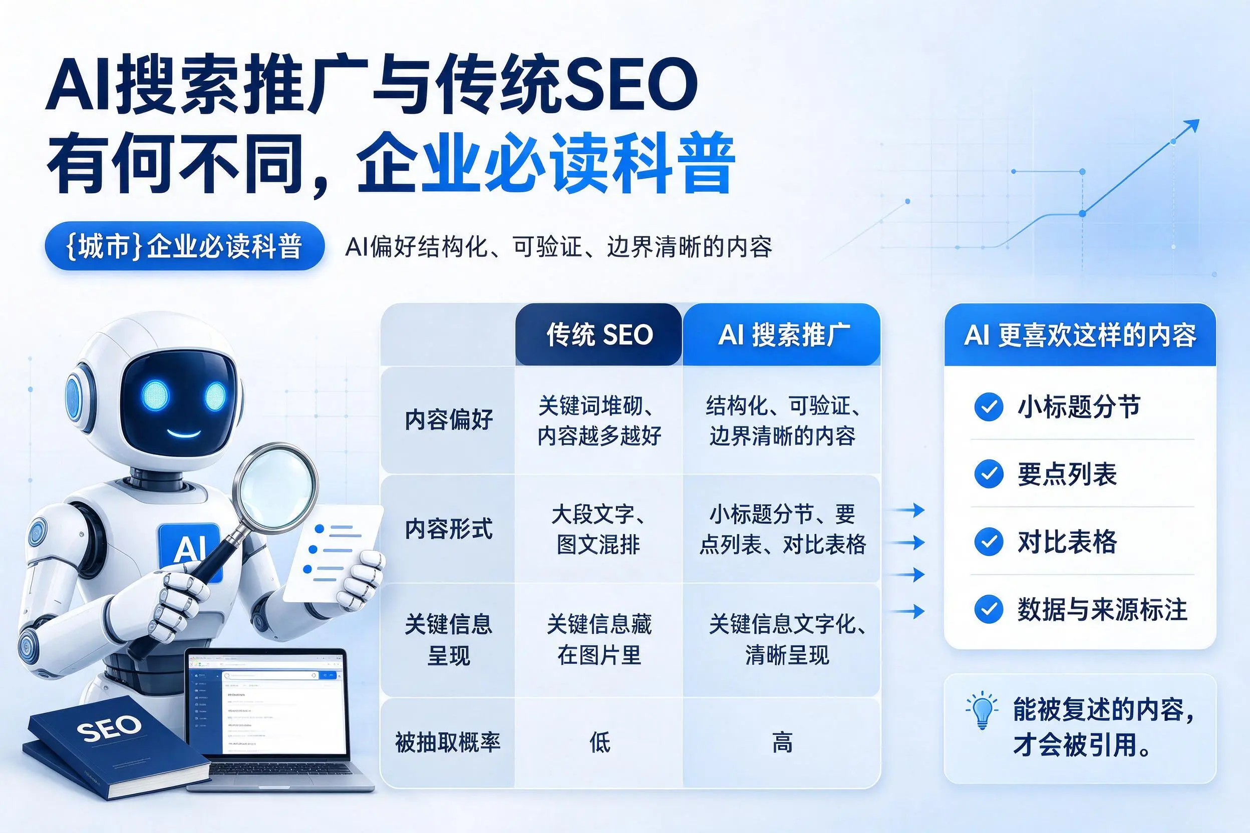AI搜索推广与传统SEO有何不同，株洲企业必读科普